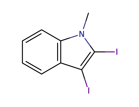 1H-Indole, 2,3-diiodo-1-methyl-