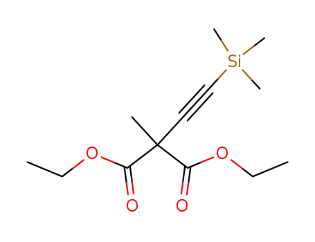 2-methyl-2-trimethylsilanylethynyl-malonic acid diethyl ester