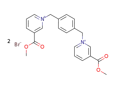 α,α'-bis(3-methoxycarbonylpyridiniumyl)-p-xylene dibromide