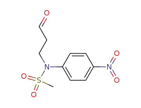 N-(4-nitro-phenyl)-N-(3-oxo-propyl)-methanesulfonamide