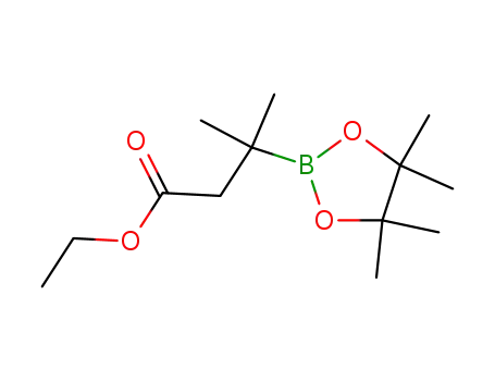 ethyl 3-methyl-3-(4,4,5,5-tetramethyl-1,3,2-dioxaborolan-2-yl)butanoate