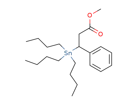 3-phenyl-3-tributylstannanyl-propionic acid methyl ester