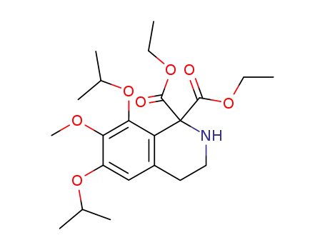 6,8-diisopropoxy-7-methoxy-3,4-dihydro-2H-isoquinoline-1,1-dicarboxylic acid diethyl ester