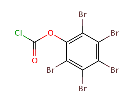 Molecular Structure of 87035-41-4 (Carbonochloridic acid, pentabromophenyl ester)