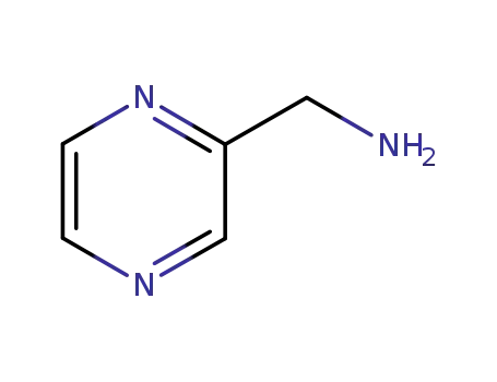 Molecular Structure of 20010-99-5 ((PYRAZIN-2-YLMETHYL)AMINE)