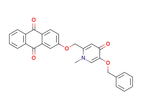 2-[(5-benzyloxy-1,4-dihydro-1-methyl-4-oxopyridin-2-yl)methoxy]anthrequinone
