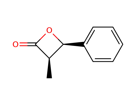 Molecular Structure of 652150-85-1 (2-Oxetanone, 3-methyl-4-phenyl-, (3R,4R)-)