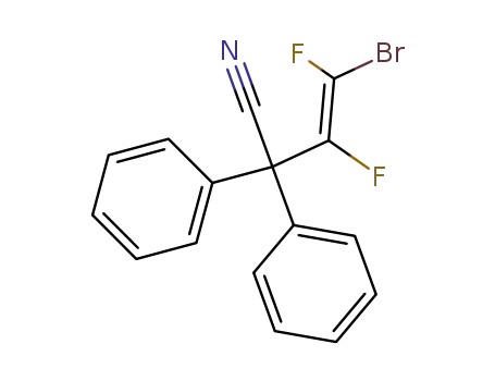 (Z)-4-Bromo-3,4-difluoro-2,2-diphenyl-but-3-enenitrile