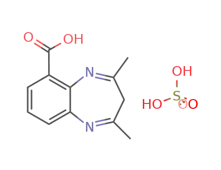6-carboxy-2,4-dimethyl-3H-benzo[b][1,4]diazepin-1-ium hydrogensulfonate