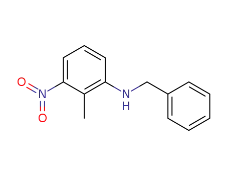 Molecular Structure of 375856-45-4 (Benzenemethanamine, N-(2-methyl-3-nitrophenyl)-)