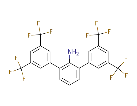 Molecular Structure of 667938-69-4 ([1,1':3',1''-Terphenyl]-2'-amine, 3,3'',5,5''-tetrakis(trifluoromethyl)-)