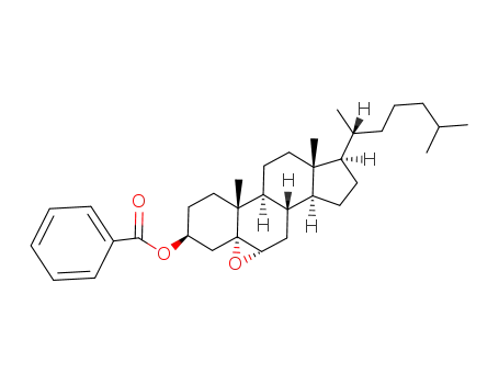 5α,6α-epoxy-cholestan-3β-ol benzoate