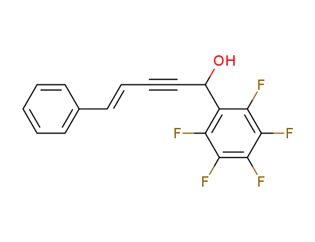 (E)-1-Pentafluorophenyl-5-phenyl-pent-4-en-2-yn-1-ol