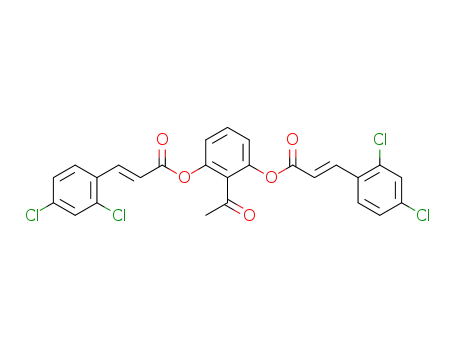 2',6'-di(2,4-dichlorocinnamoyloxy)acetophenone