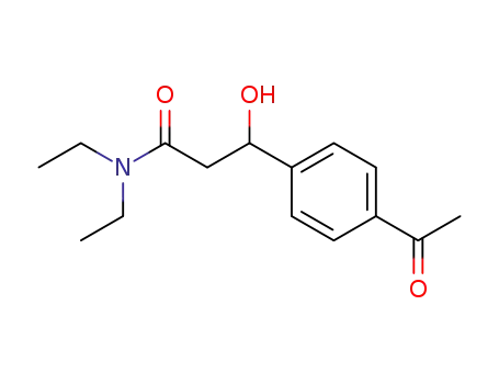 3-(4-acetylphenyl)-N,N-diethyl-3-hydroxypropionamide