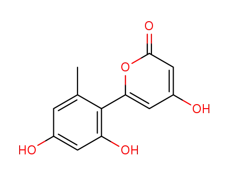 6-(2,4-dihydroxy-6-methylphenyl)-4-hydroxy-2H-pyran-2-one