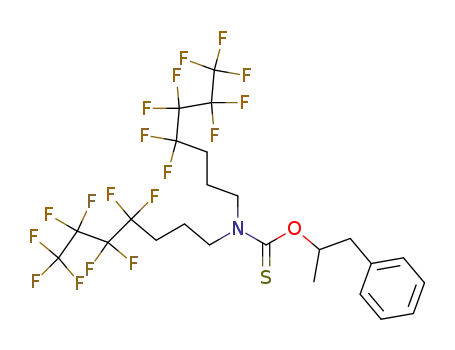 bis-(4,4,5,5,6,6,7,7,7-nonafluoro-heptyl)-thiocarbamic acid O-(1-methyl-2-phenyl-ethyl) ester