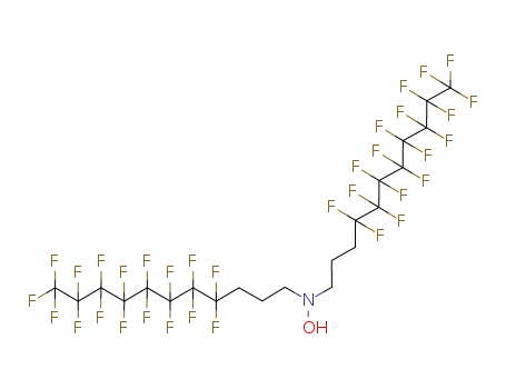 N,N-bis-(4,4,5,5,6,6,7,7,8,8,9,9,10,10,11,11,11-heptadecafluoro-undecyl)-hydroxylamine