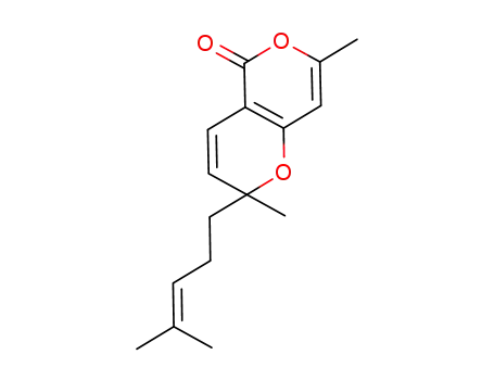 2,7-dimethyl-2-(4-methyl-pent-3-enyl)-2H-pyrano[4,3-b]pyran-5-one