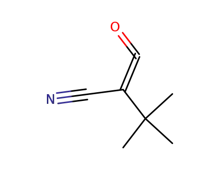 Molecular Structure of 29342-22-1 (Butanenitrile,2-carbonyl-3,3-dimethyl-)
