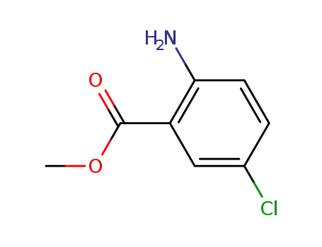 Molecular Structure of 5202-89-1 (Methyl 5-chloroanthranilate)