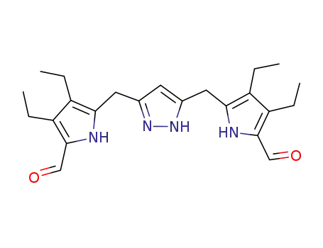 3,5-bis(3,4-diethyl-5-formyl-1H-pyrrol-2-ylmethyl)-1H-pyrazole
