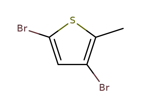 Molecular Structure of 29421-73-6 (3,5-DIBROMO-2-METHYLTHIOPHENE)