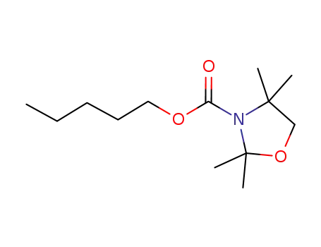 pentyl 2,2,4,4-tetramethyl-1,3-oxazolidine-3-carboxylate