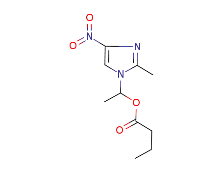 1-(2-methyl-4-nitro-1H-imidazol-1-yl)ethyl butyrate