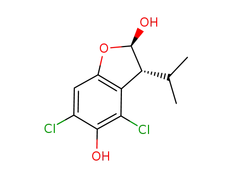 4,6-dichloro-2,3-dihydro-3-isopropylbenzofuran-2,5-diol