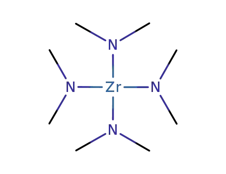 Molecular Structure of 19756-04-8 (TETRAKIS(DIMETHYLAMINO)ZIRCONIUM)