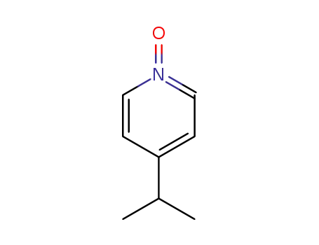 Molecular Structure of 22581-87-9 (4-(propan-2-yl)pyridine 1-oxide)