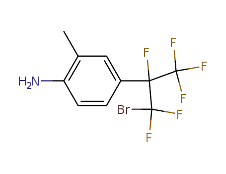 4-[1-(bromo-difluoro-methyl)-1,2,2,2-tetrafluoro-ethyl]-2-methyl-phenylamine