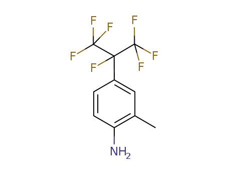 2-methyl-4-（1,1,1,2,3,3,3-heptafluoro-2-propyl）aniline