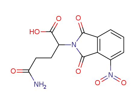 2-(4-nitro-1,3-dioxoisoindolin-2-yl)-4-carbamoylbutanoic acid