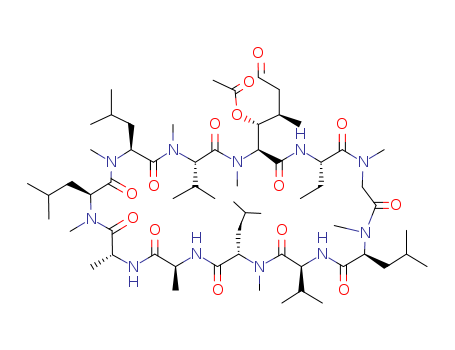 6-[(3R,4R)-3-(Acetyloxy)-N,4-dimethyl-6-oxo-L-norleucine] Cyclosporin A