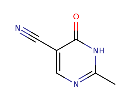 5-Pyrimidinecarbonitrile, 1,4-dihydro-2-methyl-4-oxo- (8CI,9CI)