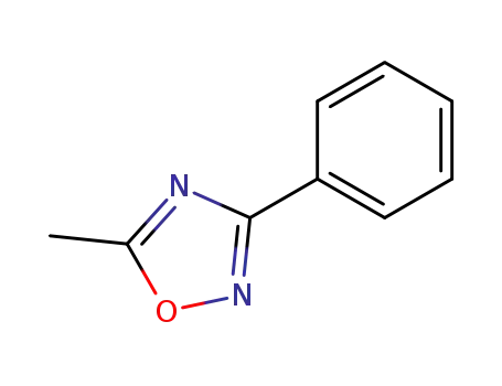 Molecular Structure of 1198-98-7 (5-METHYL-3-PHENYL-1,2,4-OXADIAZOLE)