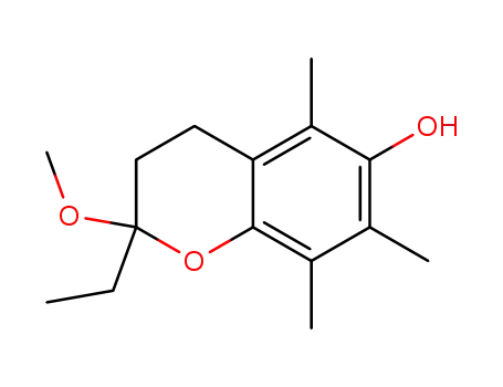 3,4-dihydro-2-ethyl-6-hydroxy-2-methoxy-5,7,8-trimethyl-2H-1-benzopyran