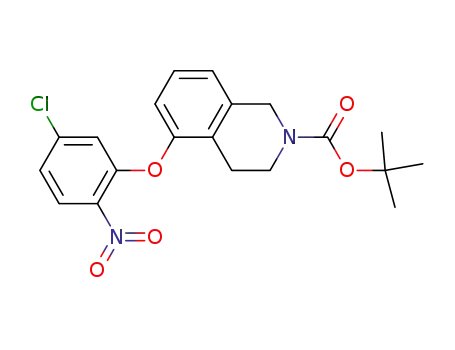 2-tert-butoxycarbonyl-5-(5-chloro-2-nitrophenoxy)-1,2,3,4-tetrahydroisoquinoline