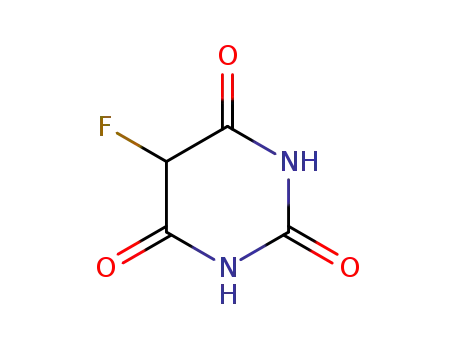 Molecular Structure of 767-80-6 (2,4,6(1H,3H,5H)-Pyrimidinetrione, 5-fluoro- (9CI))