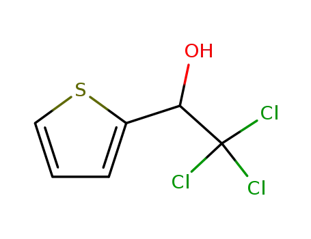 Molecular Structure of 35320-27-5 (2-Thiophenemethanol, a-(trichloromethyl)-)