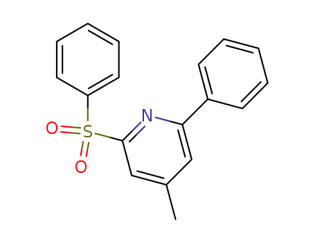 2-benzenesulfonyl-4-methyl-6-phenylpyridine