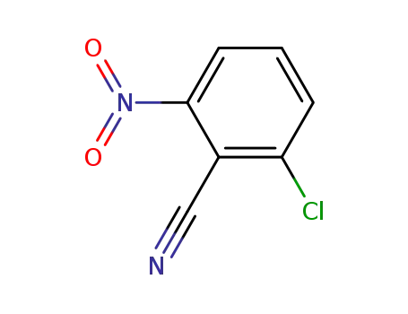 Molecular Structure of 6575-07-1 (2-CHLORO-6-NITROBENZONITRILE)