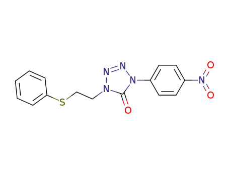 1-(4-Nitrophenyl)-4-(2-phenylsulfanylethyl)-1,4-dihydrotetrazol-5-one