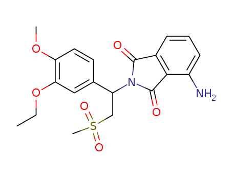 1H-Isoindole-1,3(2H)-dione, 2-[1-(3-ethoxy-4-Methoxyphenyl)-2-(Methylsulfonyl)ethyl]-
