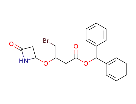diphenylmethyl 3-(2-oxoazetidin-4-yl)-oxy-4-bromo-butyrate