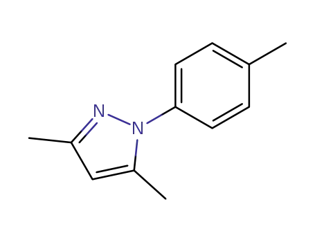 Molecular Structure of 20157-46-4 (1H-Pyrazole, 3,5-dimethyl-1-(4-methylphenyl)-)