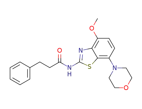 N-(4-Methoxy-7-morpholin-4-yl-benzothiazol-2-yl)-3-phenyl-propionamide