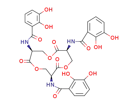 Benzamide,N,N',N''-[(3S,7S,11S)-2,6,10-trioxo-1,5,9-trioxacyclododecane-3,7,11-triyl]tris[2,3-dihydroxy-